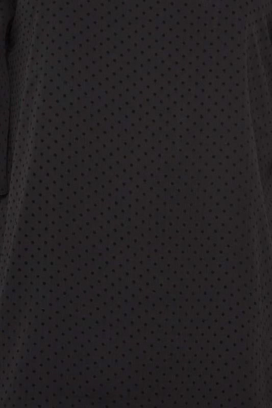 M&Co Black Dobby Angel Sleeve Blouse | M&Co 5