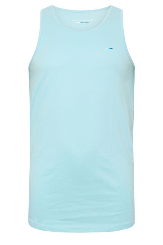 BadRhino Big & Tall 3 PACK Light Blue & Orange Vest Tops | BadRhino 12