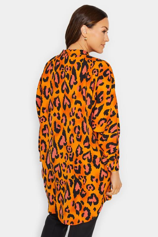 M&Co Orange Leopard Print Blouse | M&Co 3