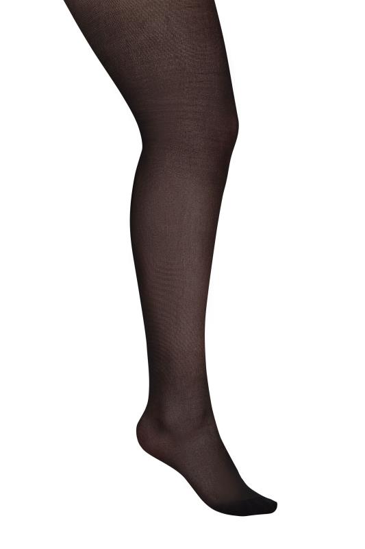 Plus Size 2 PACK Black 70 Denier Tights | Yours Clothing 4