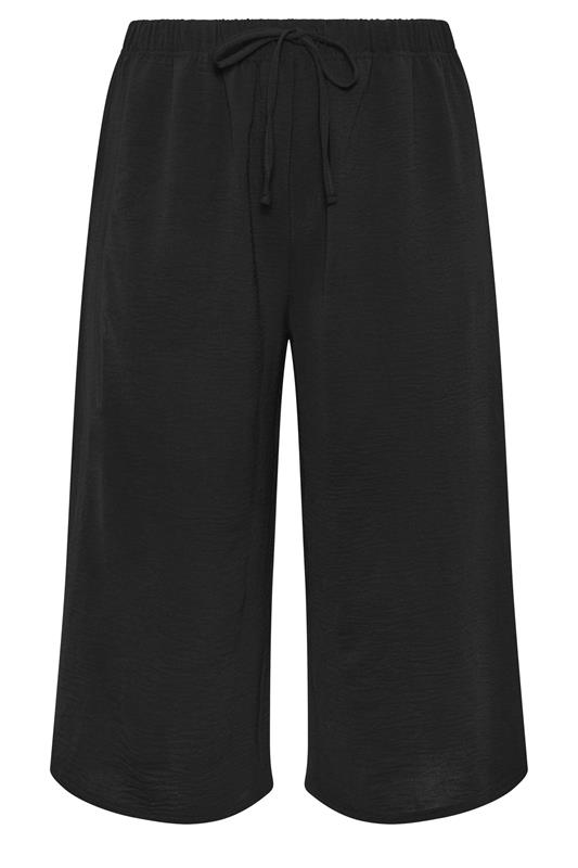 YOURS Plus Size Black Culottes | Yours Clothing 5