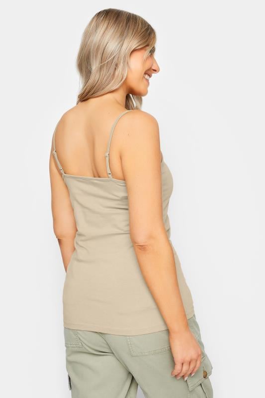 ONLY Strappy Cowl Neck Satin Cami Vest Top in Cream