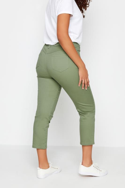 M&Co Khaki Green Cropped Jeans | M&Co 4