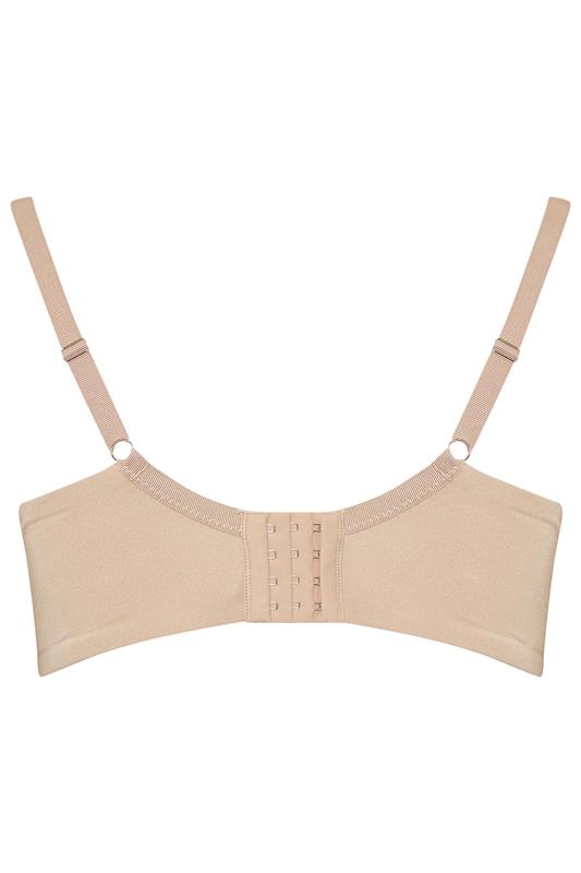 YOURS Plus Size Nude Moulded Underwired New T-Shirt Bra | Yours Clothing 7