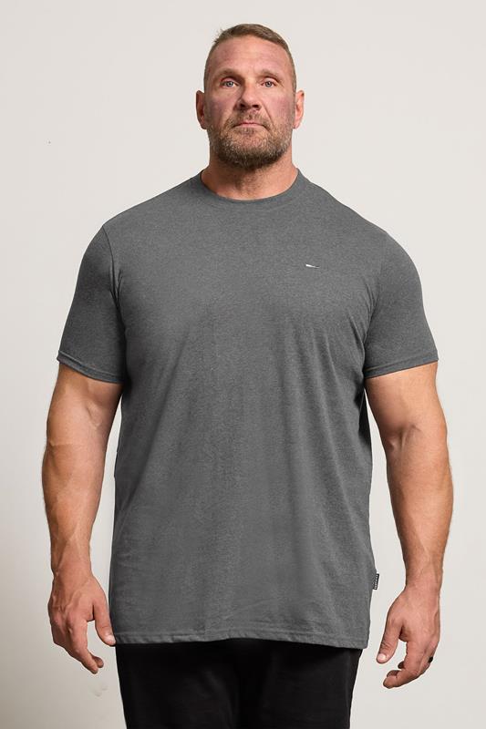 BadRhino Big & Tall Charcoal Grey Extra Long Core T-Shirt