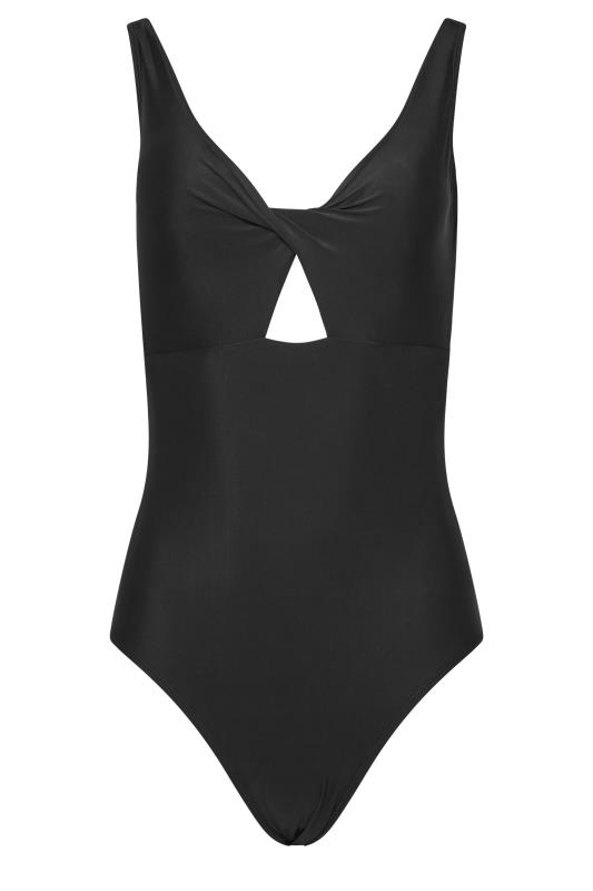 LTS Tall Black Twist Cut Out Swimsuit | Long Tall Sally  7
