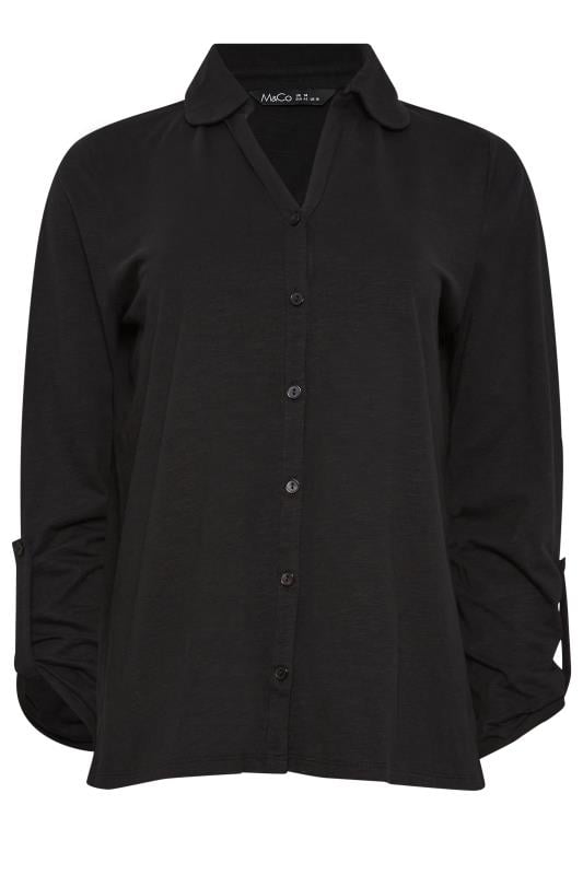 M&Co Black Cotton Shirt | M&Co