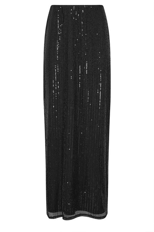 LTS Tall Black Sequin Maxi Skirt | Long Tall Sally 5