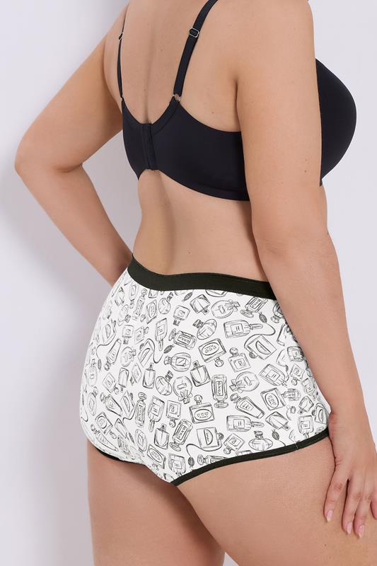 YOURSET 5 PACK Curve Black Perfume Bottle Print Shorts | Yours Clothing 5