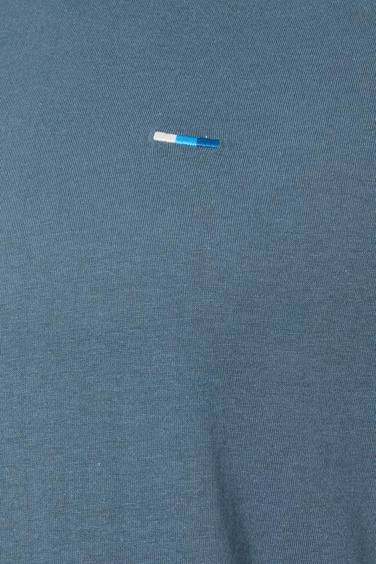 BadRhino Big & Tall Petrol Blue Extra Long Core Long Sleeve T-Shirt | BadRhino 7