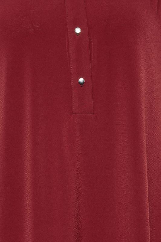 M&Co Red Placket Jersey Shirt | M&Co 5
