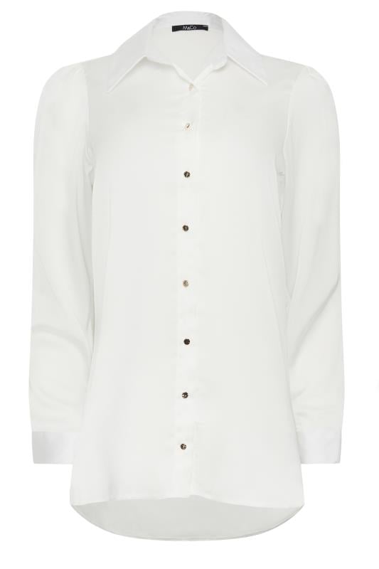 M&Co White Tie Back Tunic Shirt | M&Co 6