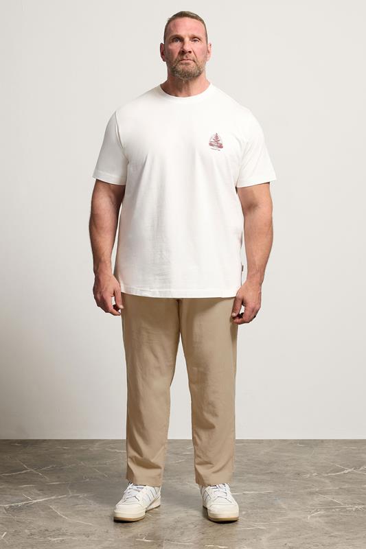 JACK & JONES Big & Tall Crockery Brown Relaxed Trouser | BadRhino 1