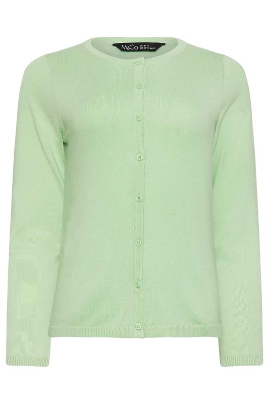 M&Co Sage Green Button Down Cardigan | M&Co 5