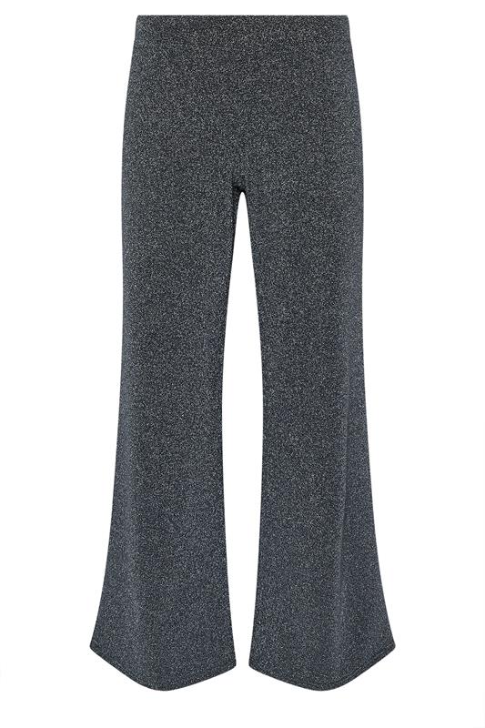 PixieGirl Petite Women's Black Sparkle Wide Leg Trouser | PixieGirl 6