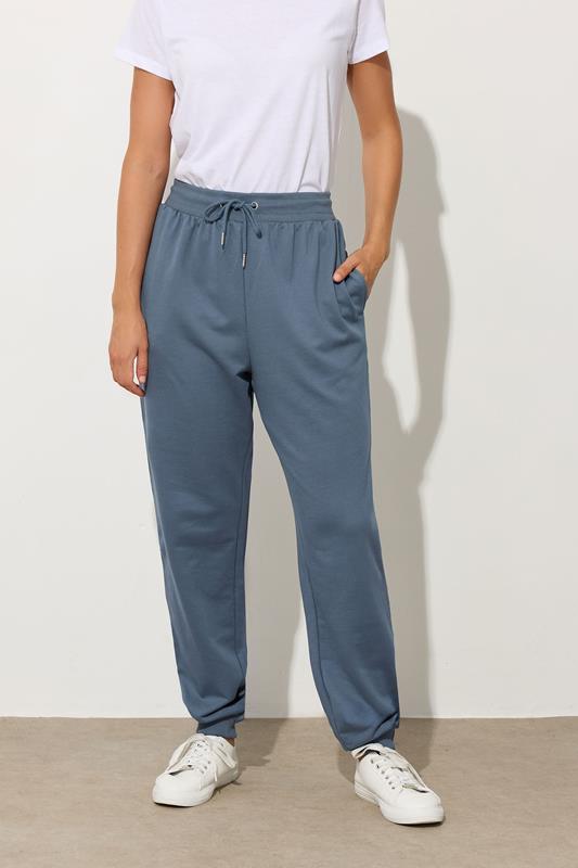 LTS Tall Denim Blue Cuffed Joggers | Long Tall Sally 2