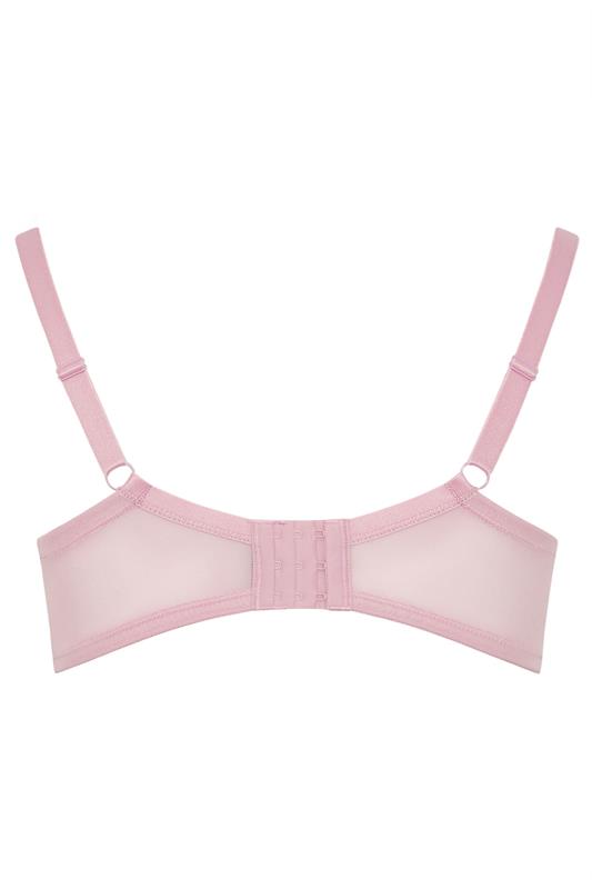 YOURSET 3 PACK Plus Size Purple & Pink Lace Trim Padded T-Shirt Bras | Yours Clothing 11