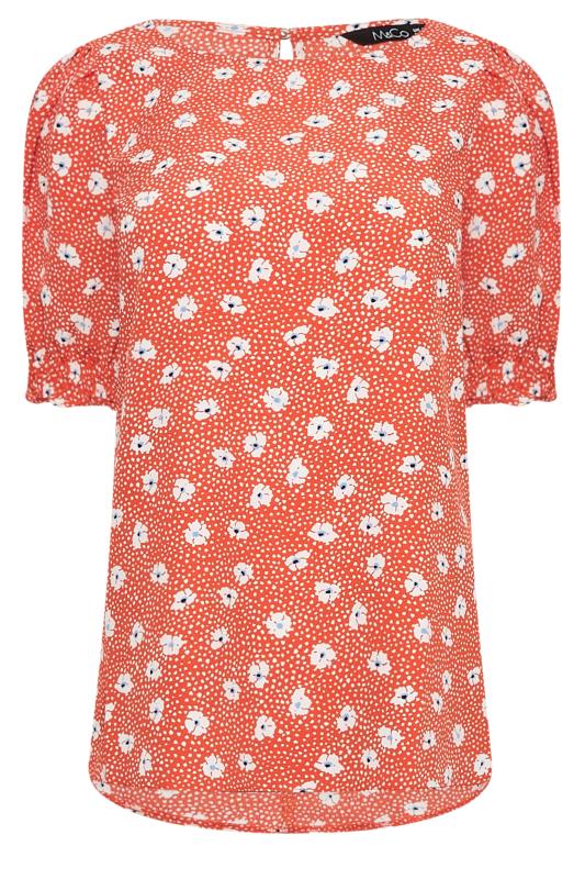 M&Co Red Daisy Print Blouse | M&Co 2