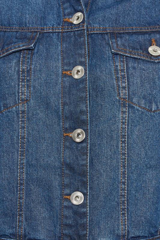 YOURS Plus Size Indigo Blue Denim Jacket | Yours Clothing 6