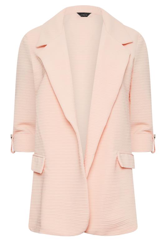 M&Co Pink Textured Blazer | M&Co 6