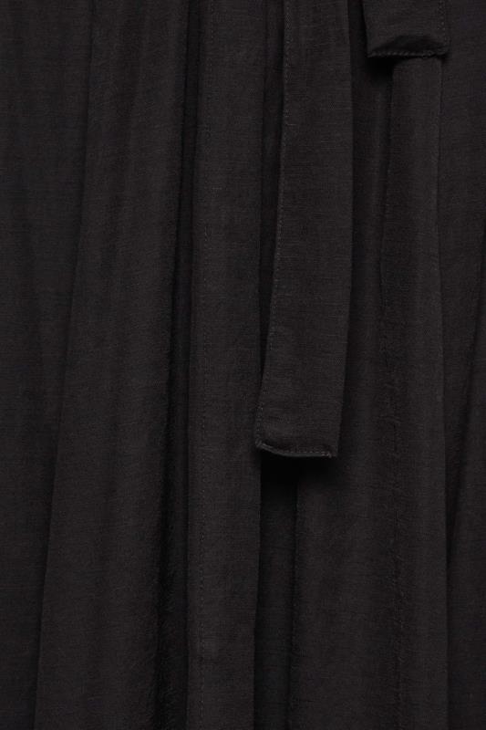 M&Co Black Button Through Collared Midaxi Dress | M&Co 5