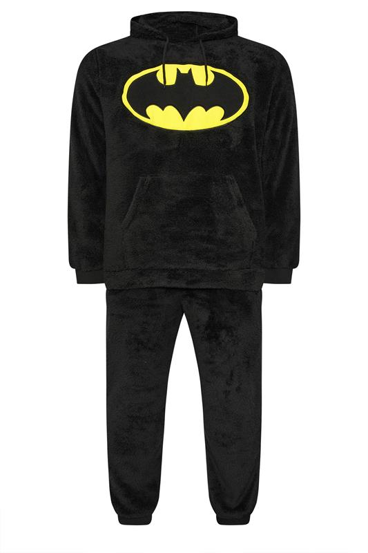BadRhino Big & Tall Black Batman Super Soft Fleece Lounge Set | BadRhino 6