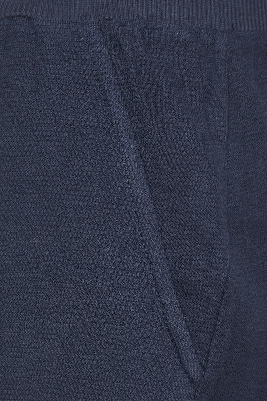 BadRhino Big & Tall Navy Blue Textured Shorts | BadRhino 7
