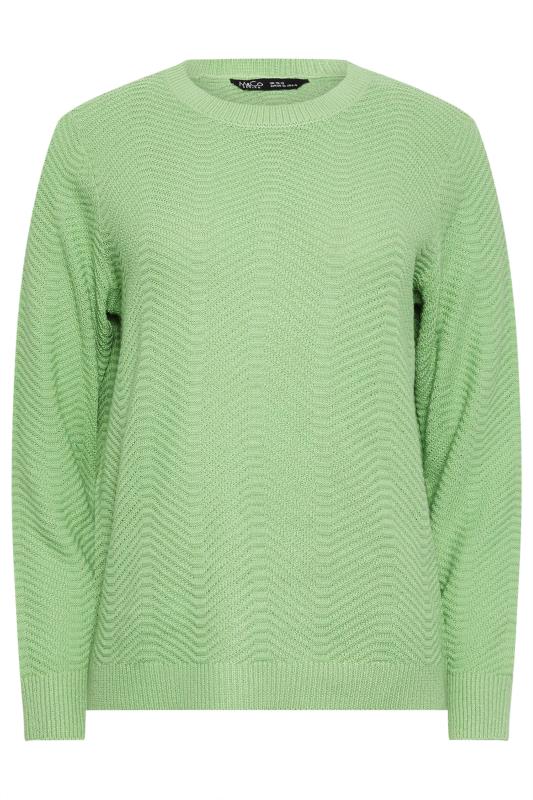 M&Co Petite Sage Green Ribbed Knit Jumper | M&Co 5