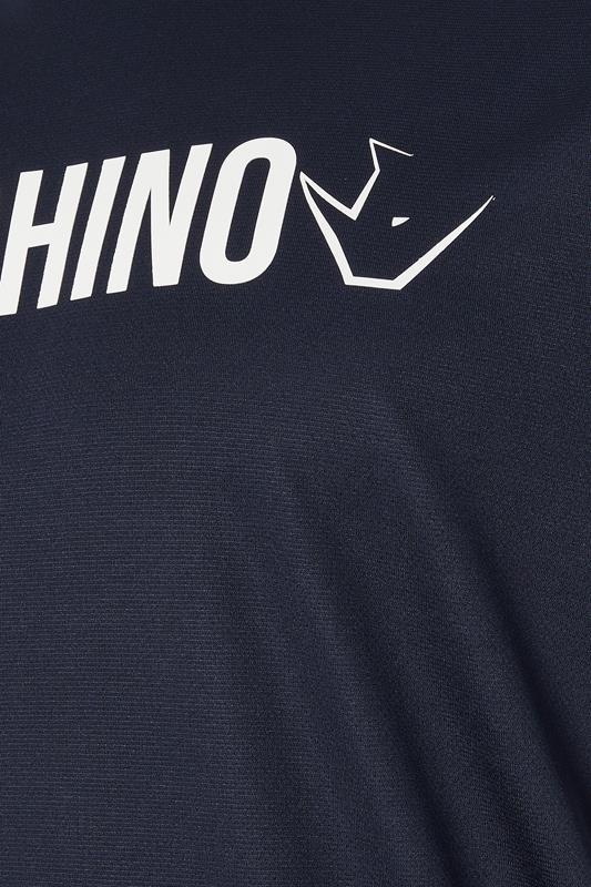 IronRhino Big & Tall Navy Blue Branded Performance T-Shirt | BadRhino 7