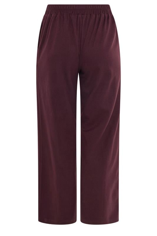 M&Co Berry Purple Pintuck Trousers | M&Co 6