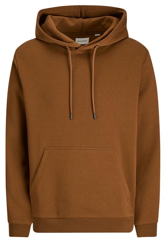 JACK & JONES Big & Tall Monks Robe Brown Hoodie | BadRhino 2