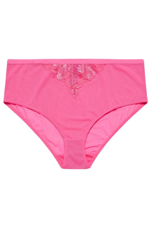 YOURSET 2 PACK Plus Size Pink & Black Briefs | Yours Clothing 7