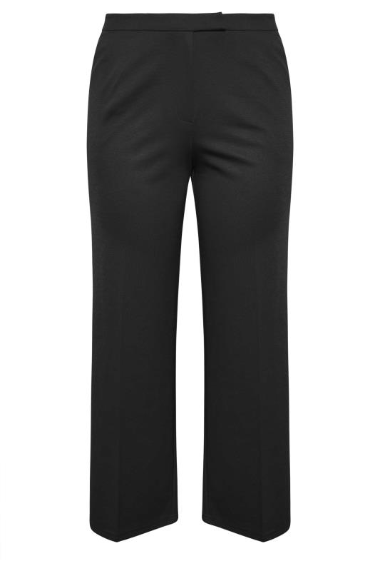M&Co Black Ponte Wide Leg Trousers | M&Co 5