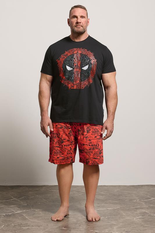 BadRhino Big & Tall Red Deadpool Pyjama Set | BadRhino 1