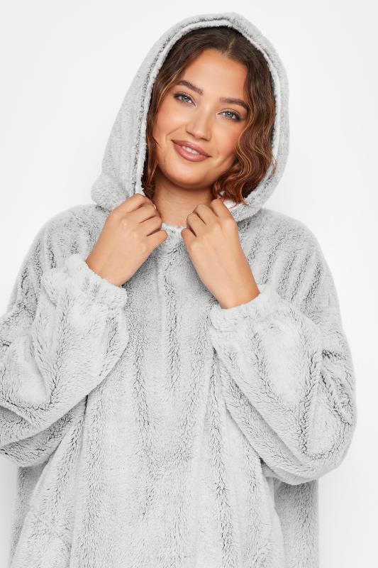 LTS Tall Women's Grey Soft Touch Snuggle Hoodie | Long Tall Sally 5