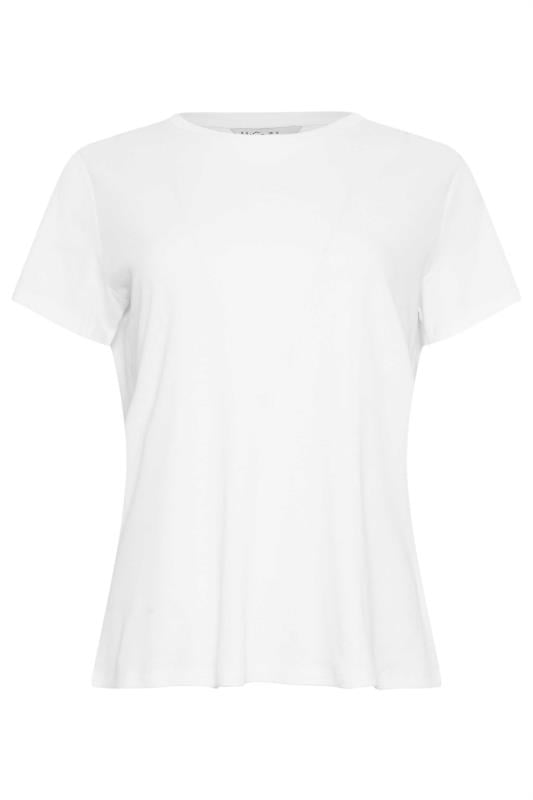 M&Co White Crew Neck Cotton T-Shirt | M&Co 5