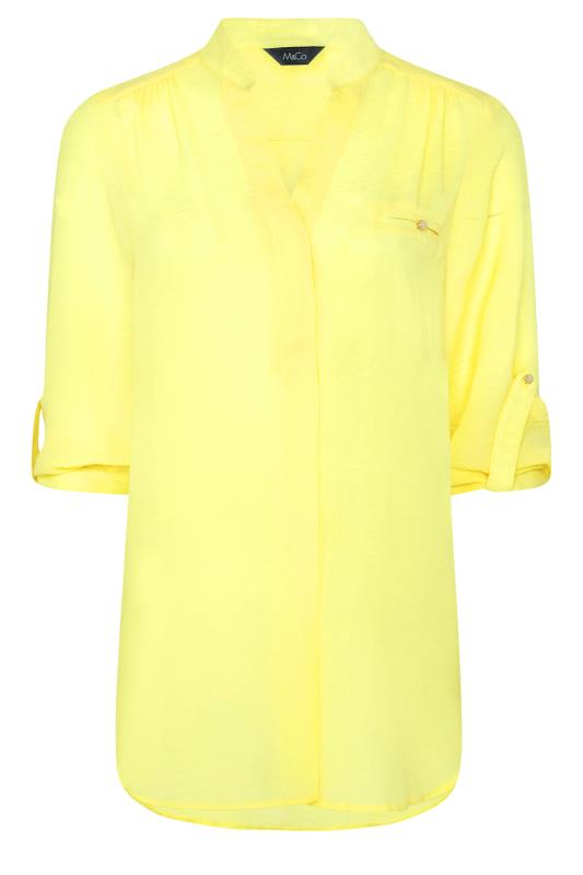 M&Co Yellow Tab Sleeve Blouse | M&Co 6