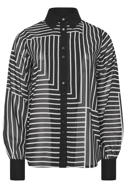 STAR Black Abstract Stripe Shirt | StarByJM 6