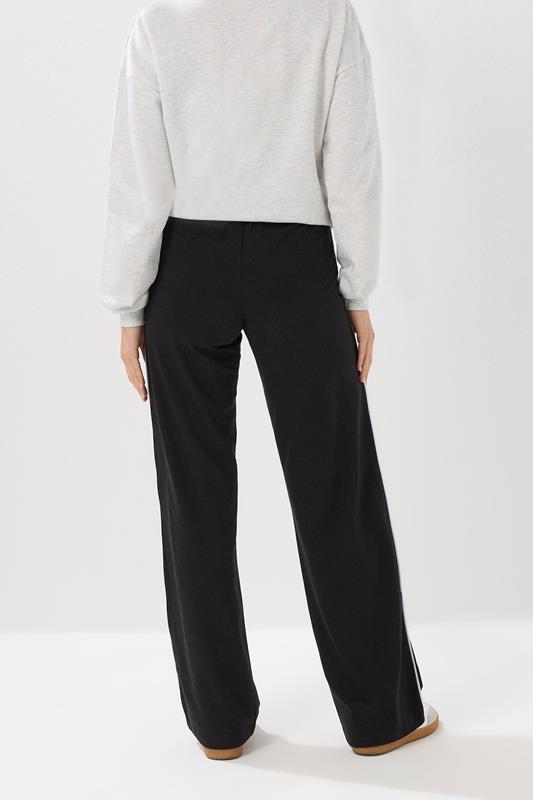 LTS Tall Black Striped Wide Leg Leggings | Long Tall Sally 4