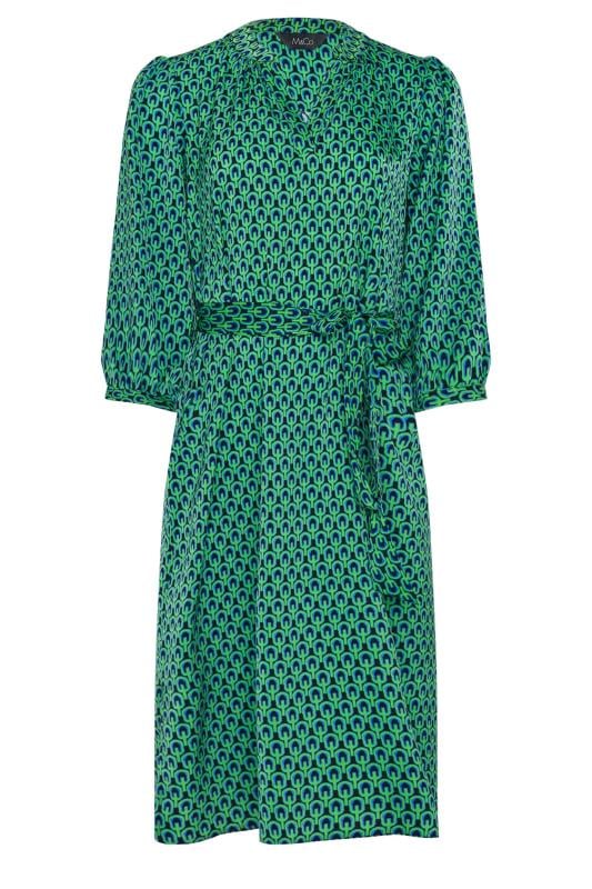 M&Co Green Geometric Print Tunic Dress | M&Co 6