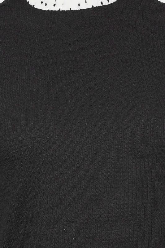 M&Co Black Polka Dot Sleeve Blouse | M&Co