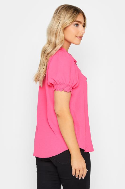M&Co Pink Frill Front Blouse | M&Co 3