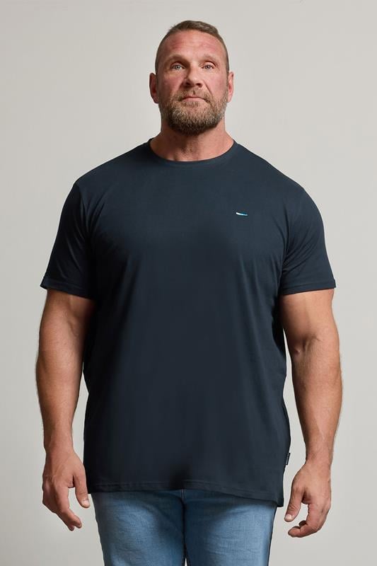 BadRhino Big & Tall Navy Blue Extra Long Core T-Shirt