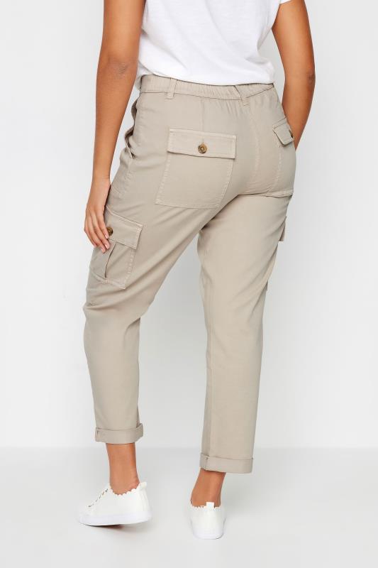 M&Co Neutral Brown Cargo Trousers | M&Co 4