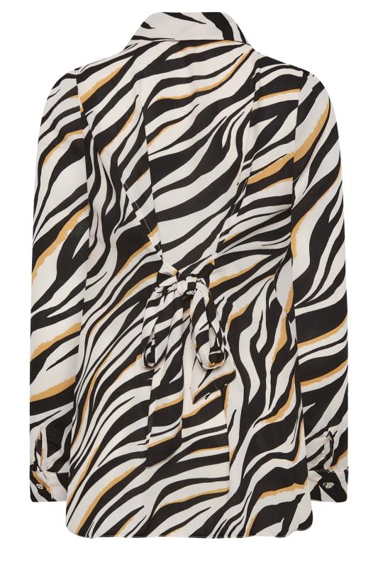 M&Co White Zebra Print Tunic Shirt | M&Co  7