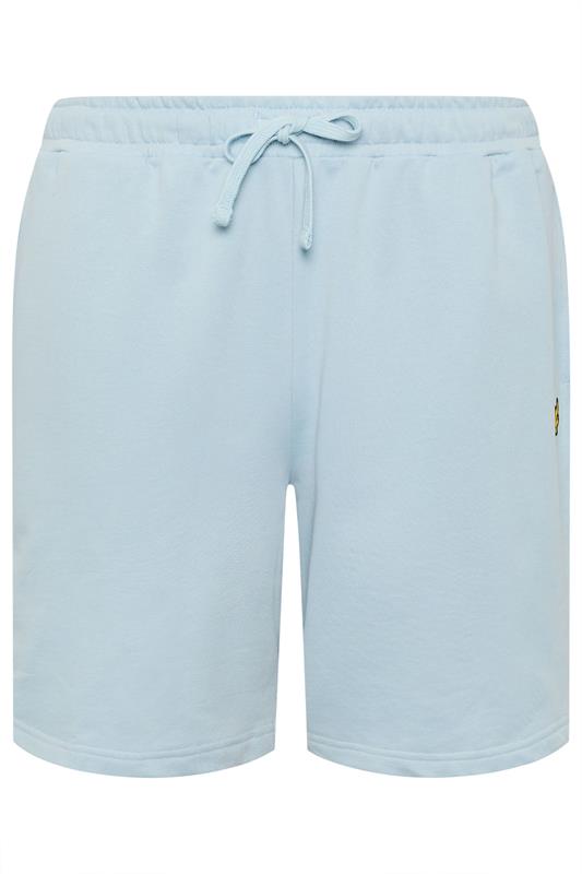 LYLE & SCOTT Big & Tall Opal Blue Jogger Shorts | BadRhino 2