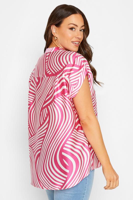 M&Co Pink Swirl Print Shirt | M&Co 3