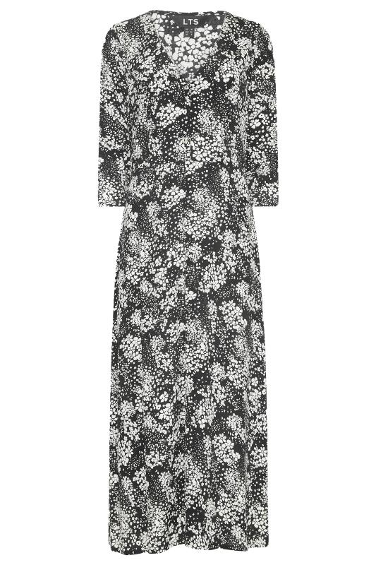 Tall Women's LTS Black Ditsy Floral Midi Dress | Long Tall Sally 7