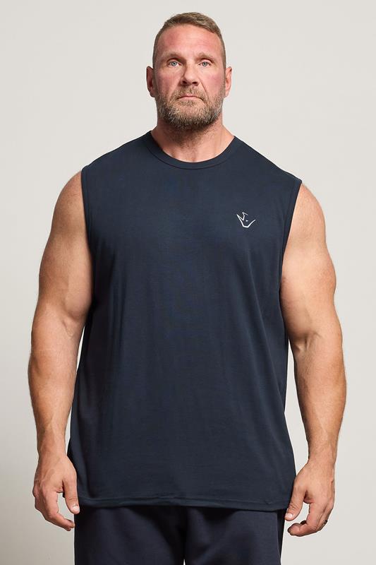 IronRhino Big & Tall Navy Blue 'Rest Day' Vest 1
