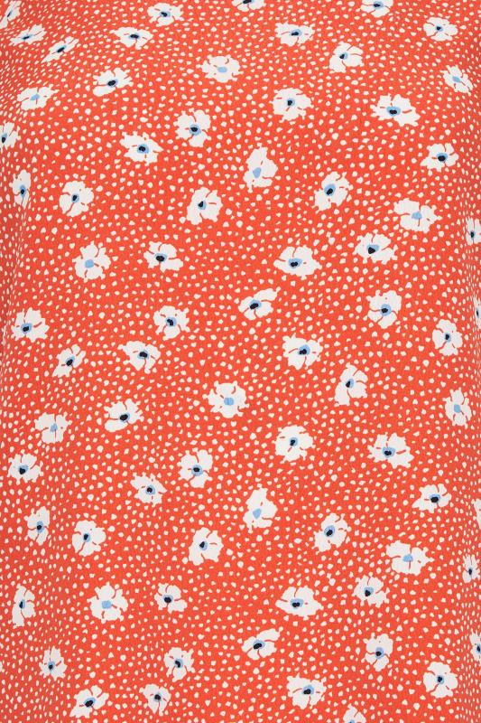 M&Co Red Daisy Print Blouse | M&Co 4
